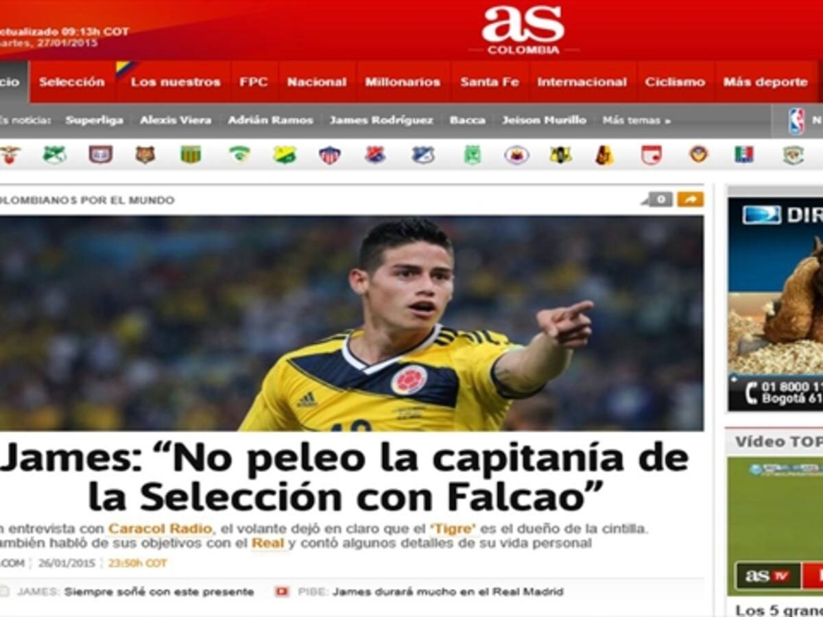 AS llega a Colombia con la más completa información deportiva