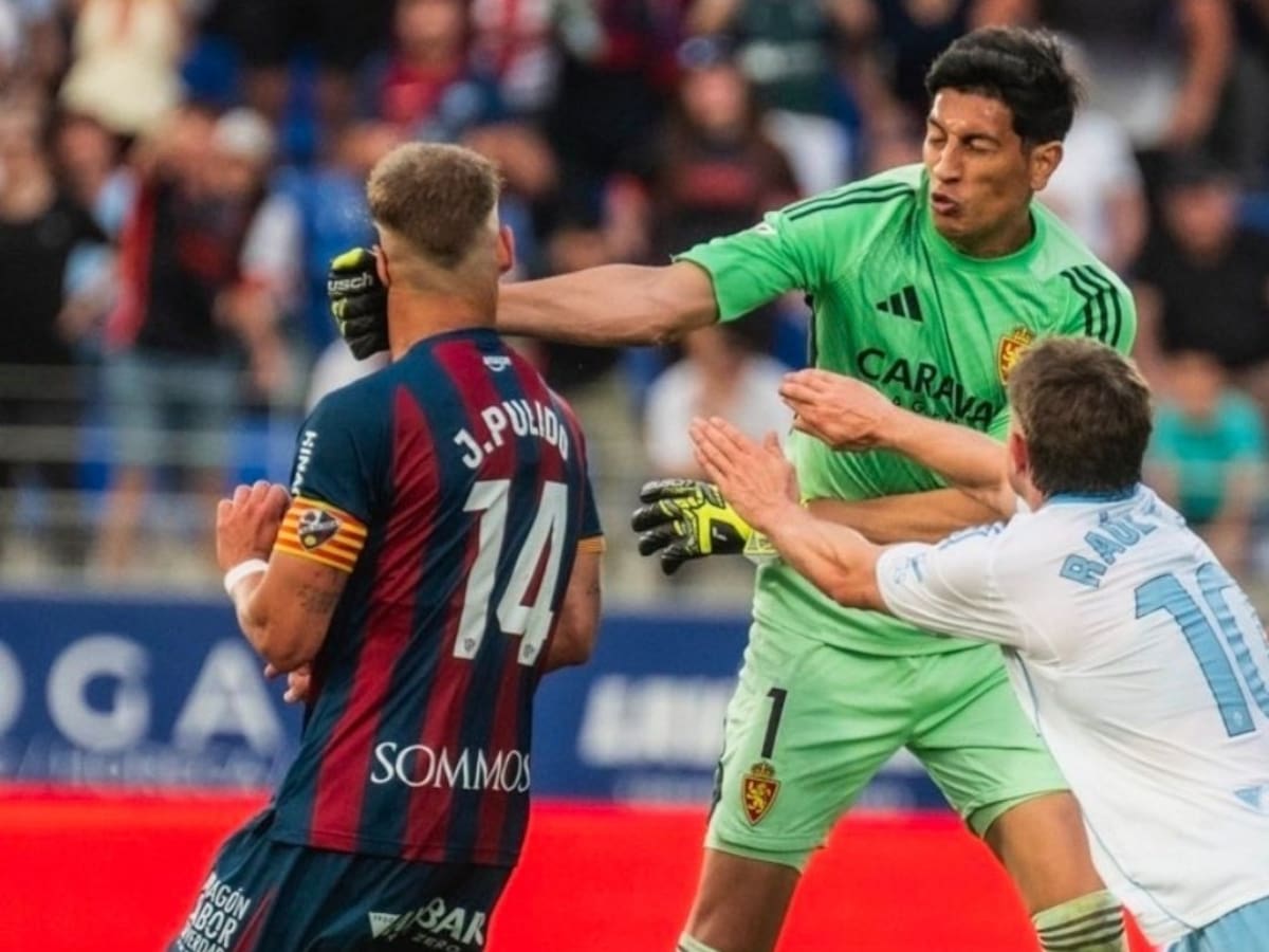 Escándalo en la segúnda división Española: expulsión, golpe y batalla campal en el tiempo añadido