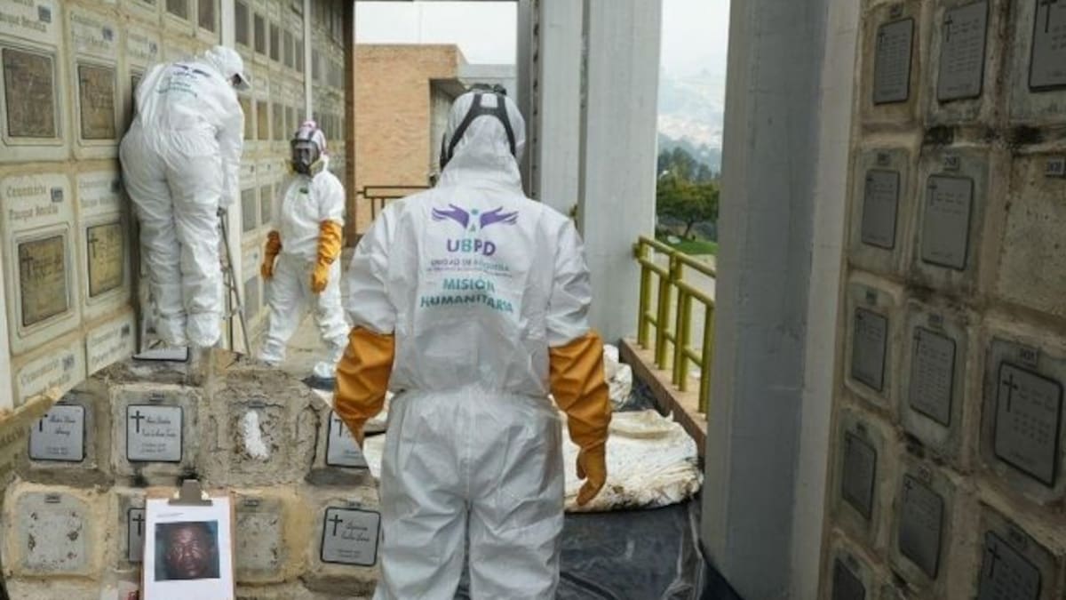 En un cementerio de Bogotá fueron encontrados los cuerpos de dos personas dadas como desaparecidas