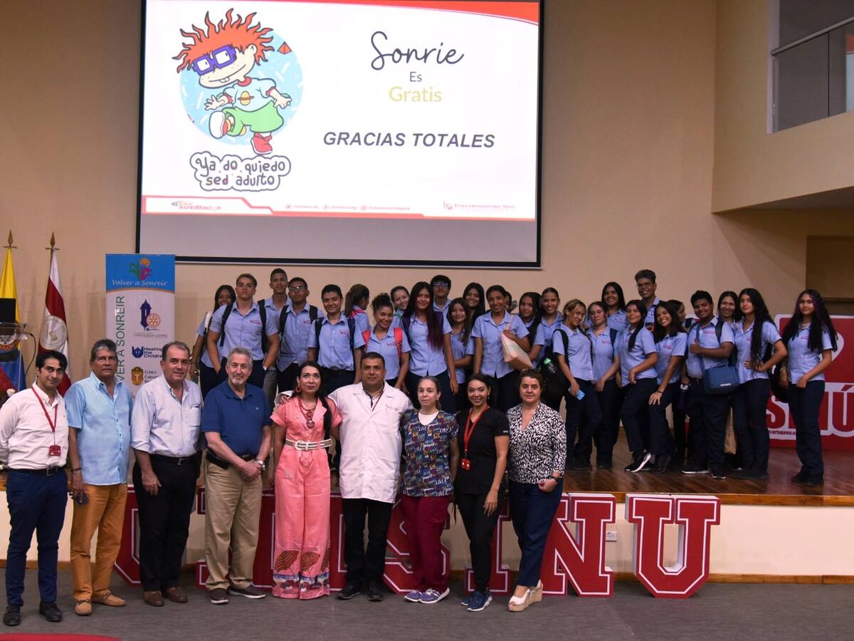 56 niños fueron beneficiados en la jornada medica “Volver a Sonreír” en Cartagena