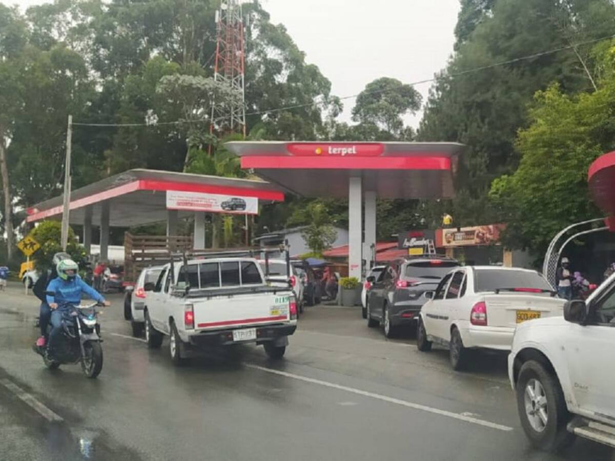 Armenia y el Quindío amanecieron sin gasolina corriente: Fendipetróleo