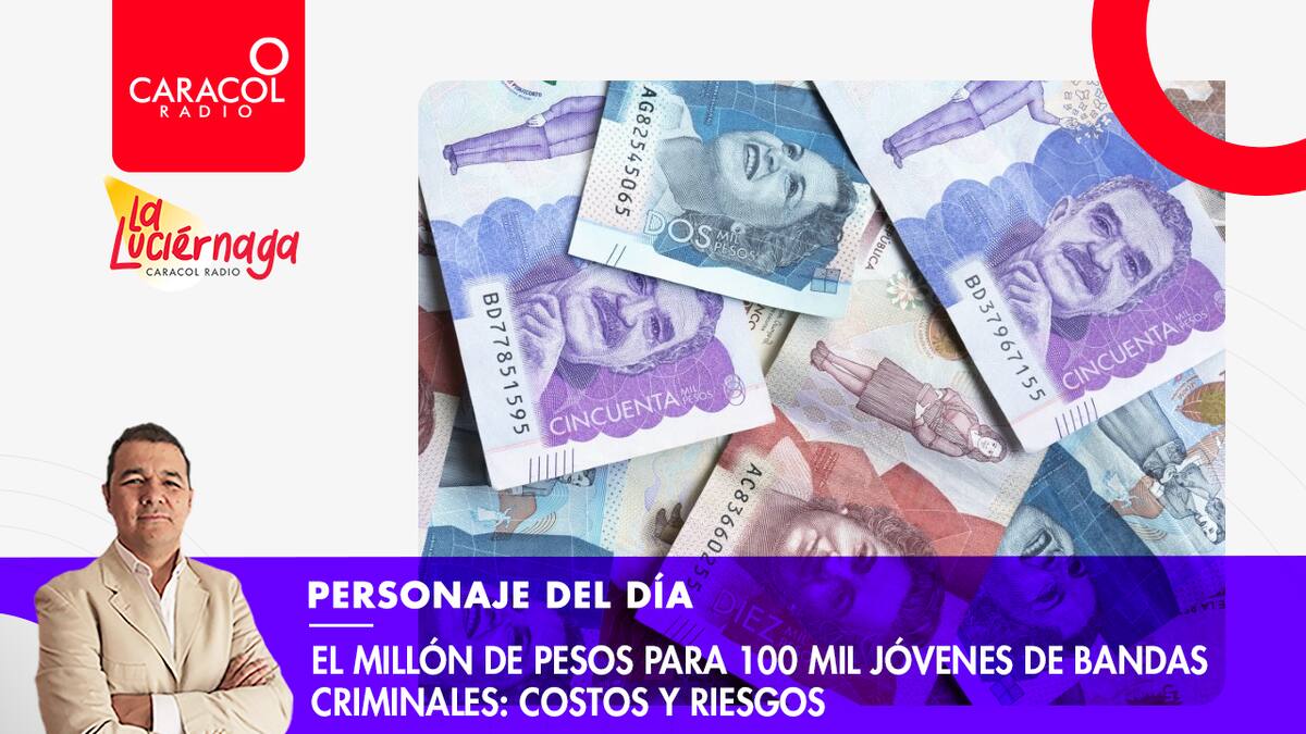 El millón de pesos para 100 mil jóvenes de bandas criminales: costos y riesgos. Análisis de Melquisedec Torres