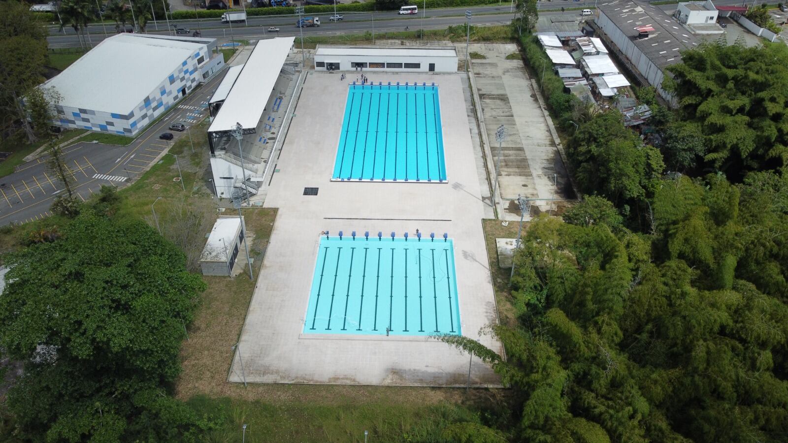 Por fin la gobernación del Quindío entregó el complejo acuático a la alcaldía de Armenia. Foto: Cortesía gobernación del Quindío