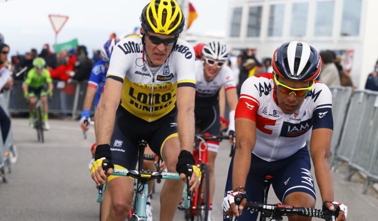 Pantano (derecha) fue el mejor colombiano en la competencia.