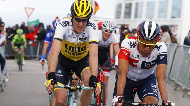 Pantano (derecha) fue el mejor colombiano en la competencia.