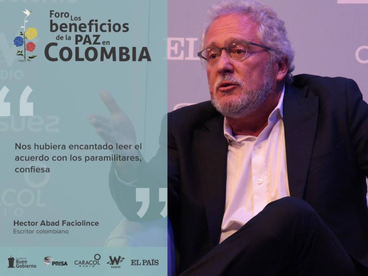 El escritor y periodista hablan de los relatos de violencia del pasado y de las posibilidades de narrativas de paz del futuro.