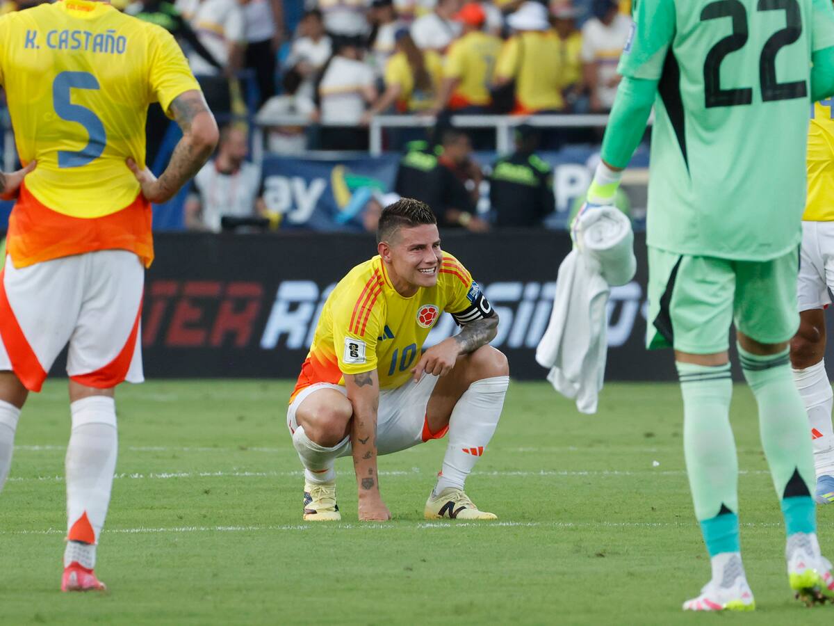James Rodríguez sobre el empate ante Perú: lo intentamos por todo lado, no quiso entrar la pelota