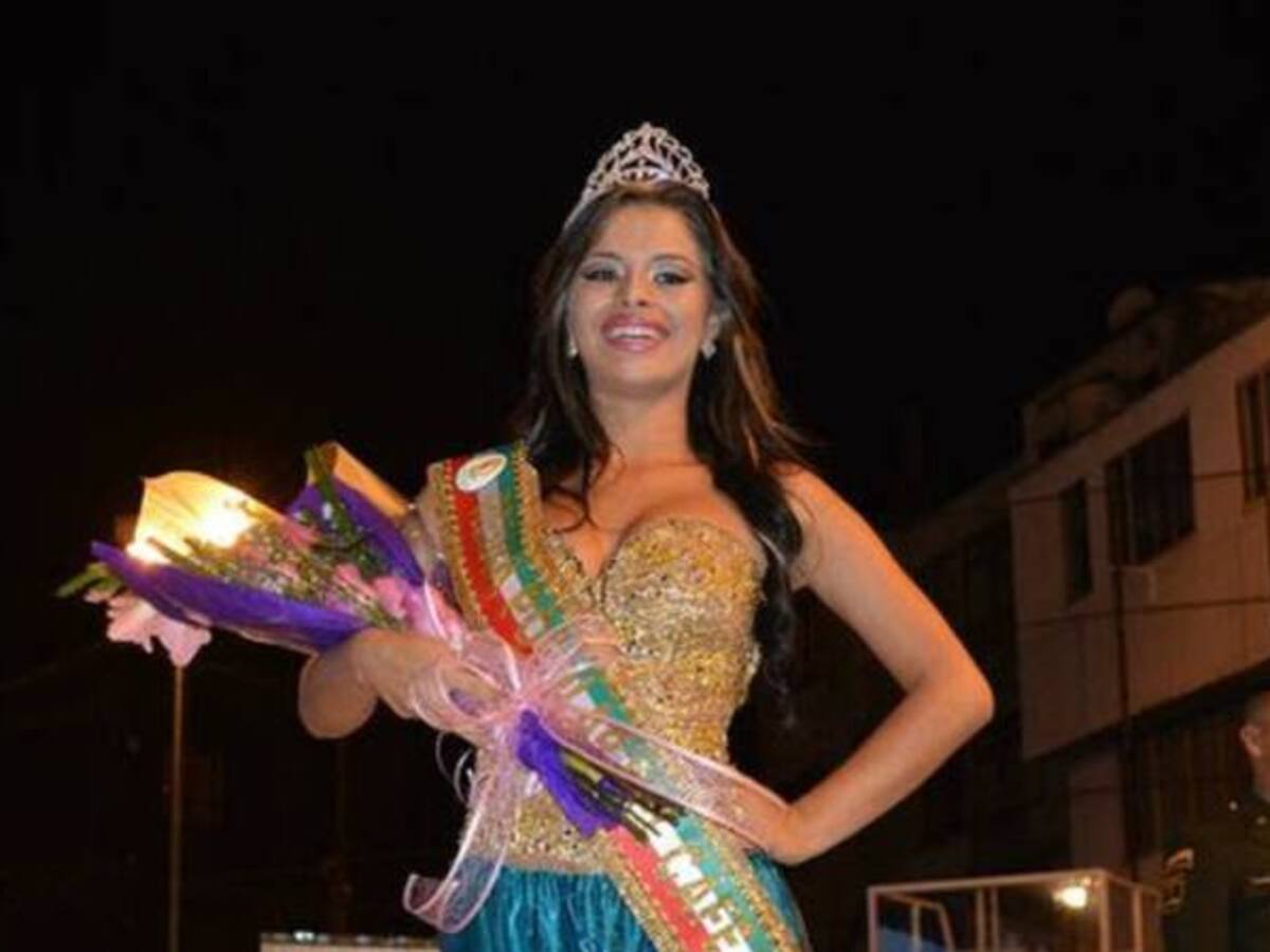 Fue elegida la reina popular del café en la fiesta nacional del café en Calarcá, Quindío