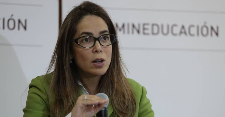Ministra de Educación, Gina Parody.