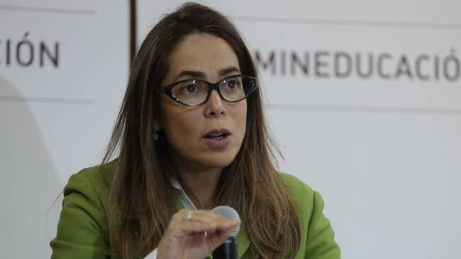 Ministra de Educación, Gina Parody.