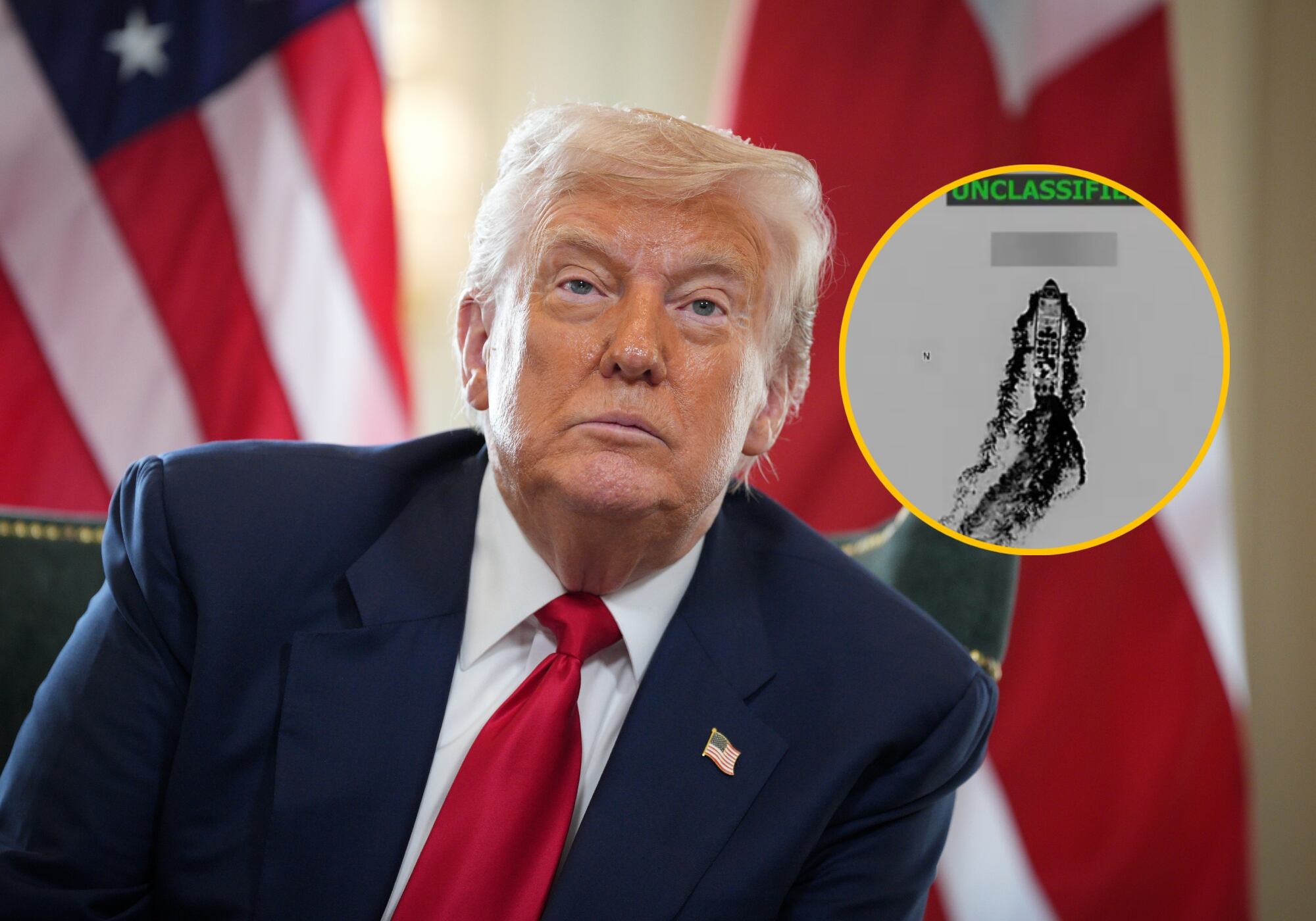 Donald Trump defendió los ataques a embarcaciones en el Caribe: “No estaban pescando”. Foto: Getty Images.