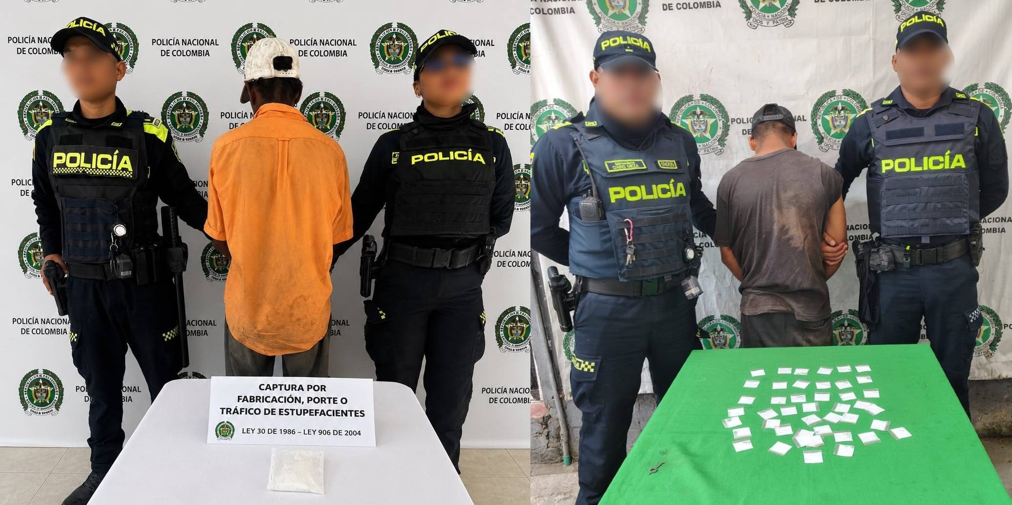 Cayeron tres expendedores de alucinógenos en Cartagena con más de 300 dosis de estupefacientes