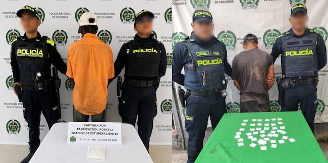Cayeron tres expendedores de alucinógenos en Cartagena con más de 300 dosis de estupefacientes
