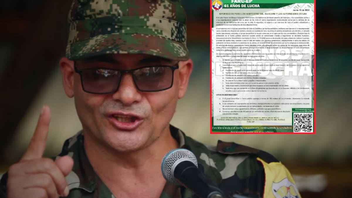 Disidencias al mando de ‘Iván Mordisco’ declaran paro armado en Guaviare del 16 al 21 de junio