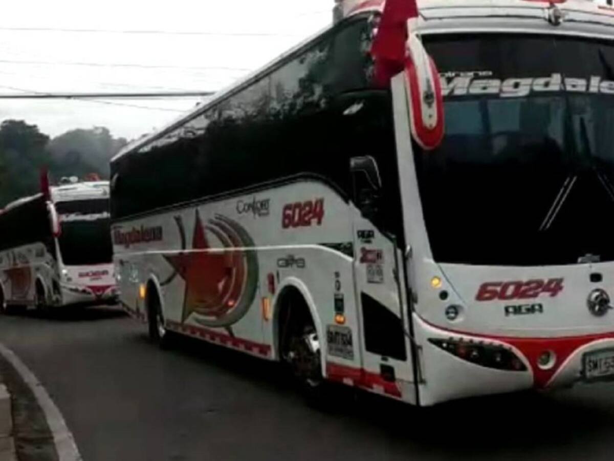 Transporte intermunicipal e interdepartamental listos para operar