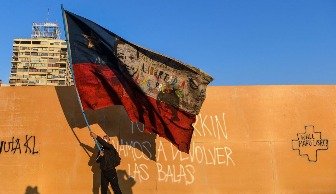 Manifestantes en la instalación de la Constituyente