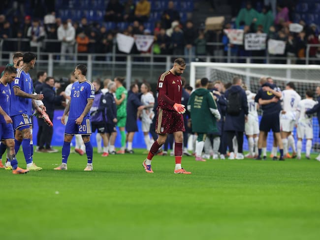 Italia llega al Repechaje tras ser goleado 1-4 en condición de local. (Photo by Claudio Villa - FIGC/FIGC via Getty Images)