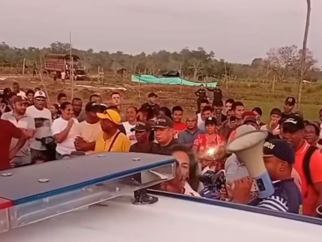 Hacienda Virgen del Cobre invadida tras entrega de la ANT. Foto: Cortesía.