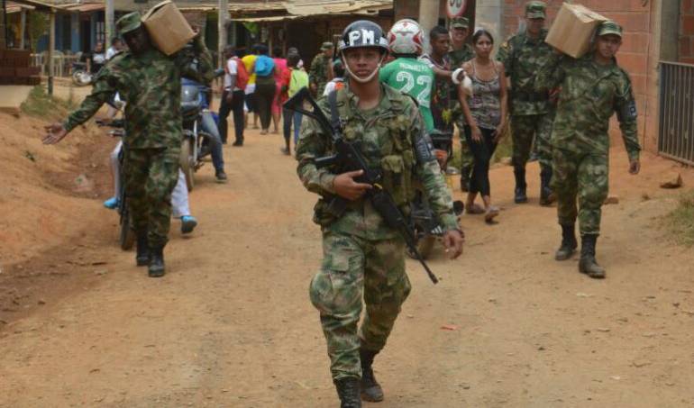 Los soldados acompañarán labores de seguridad y sociales.
