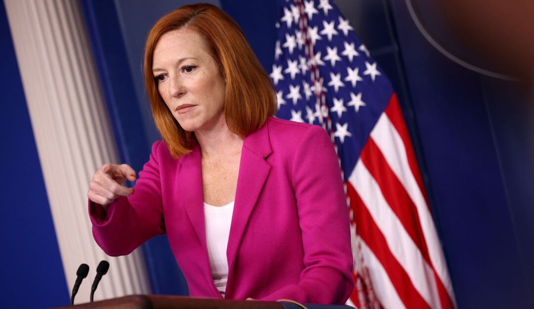 Portavoz de la Casa Blanca, Jen Psaki.
