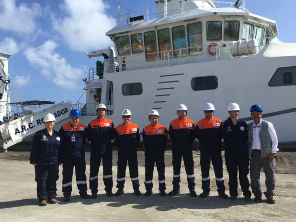 Universidad Escuela Naval de Cadetes realizó investigación en la reserva Sea Flower