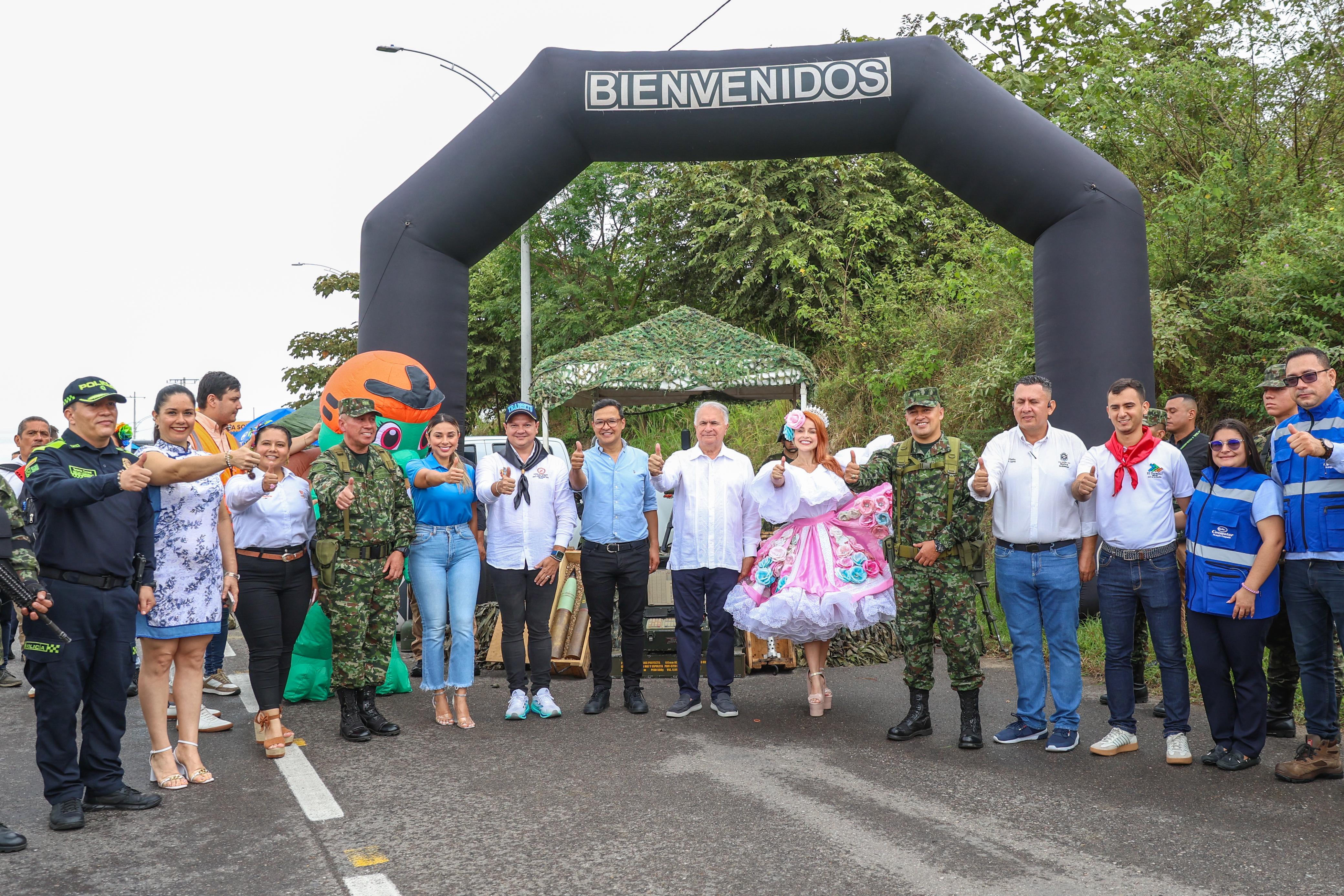 Aproximadamente 400 mil vehículos que se espera circulen por el Huila. Foto Gobernación Huila.