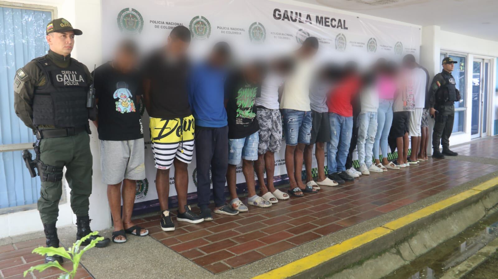 Grupo criminal Las Palmas - Policía Cali