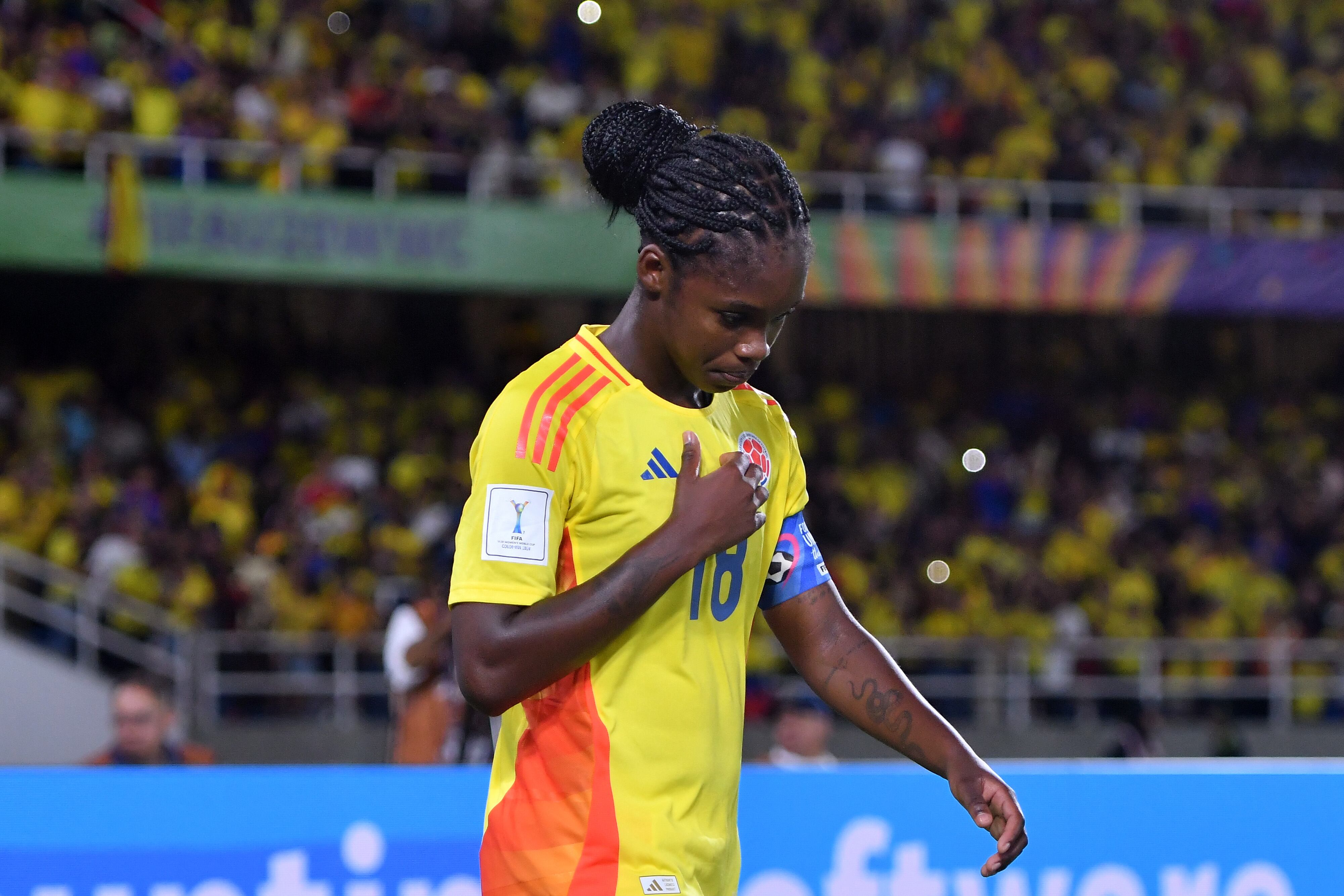 Linda Caicedo, capitana de la Selección Colombia Femenina Sub-20.  (Photo by Gabriel Aponte - FIFA/FIFA via Getty Images)