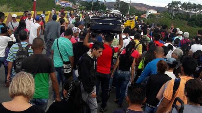 Frontera colombo-venezolana. Foto: La Wcon Julio Sánchez Cristo