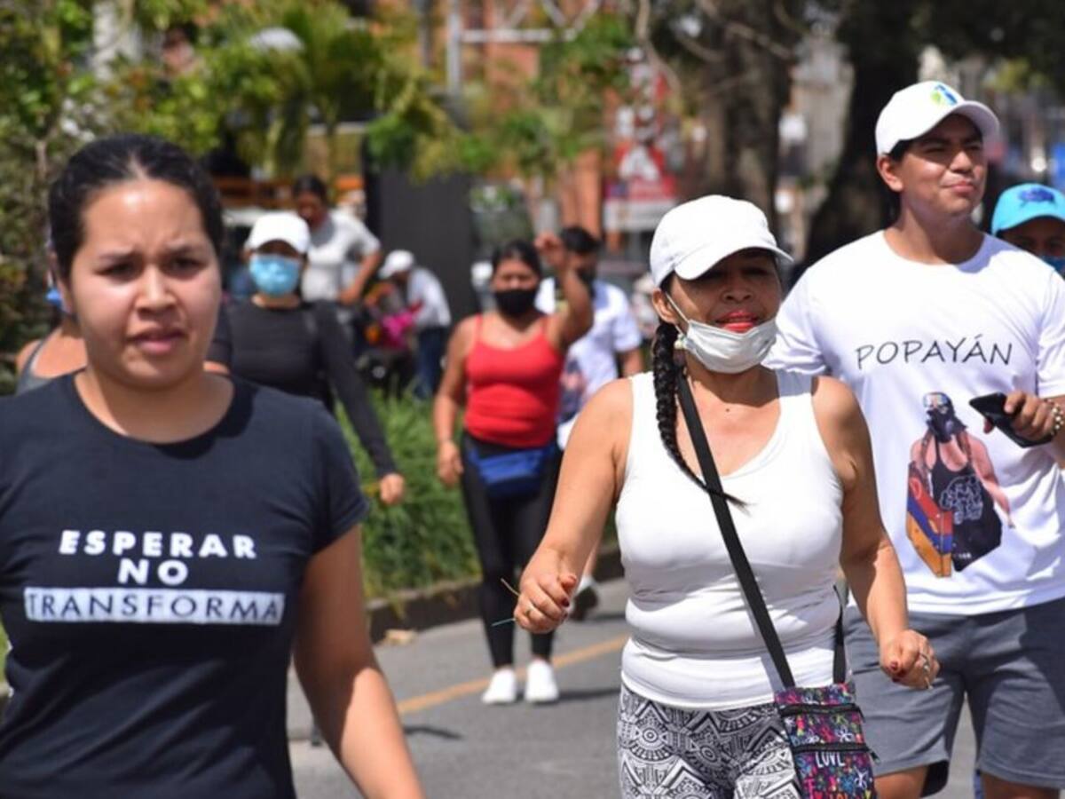 Realizan plantón en apoyo a 'Capitán Colombia' tras ser amenazado de muerte