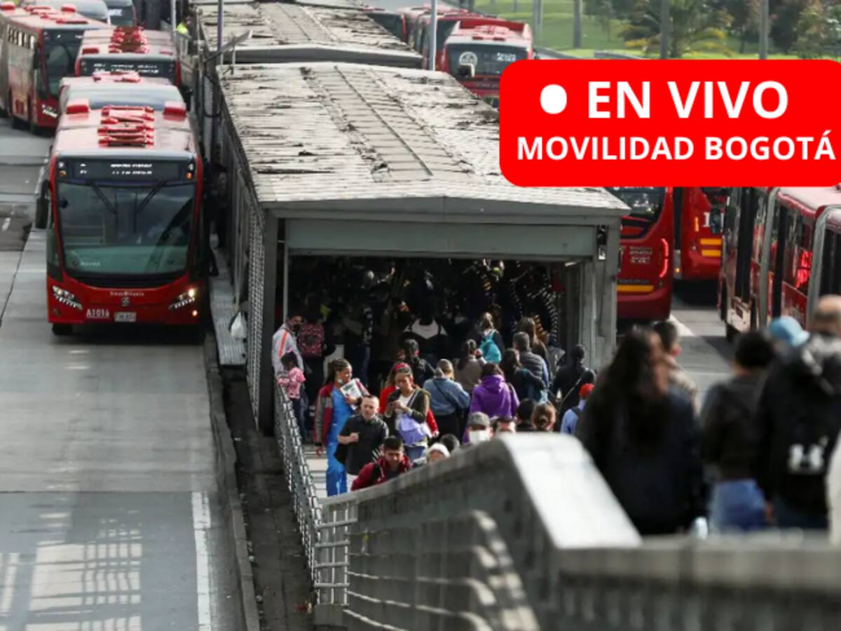 Movilidad en Bogotá HOY 24 de octubre: bloqueos y desvíos de TransMilenio por marchas