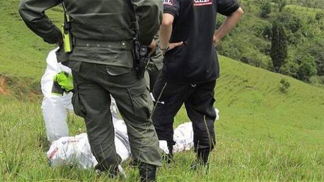 Autoridades investigan doble homicidio en el municipio de Tibú, Norte de Santander. Foto: Colprensa