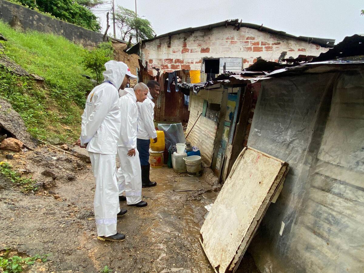 Al menos 30 barrios afectados en Cartagena luego de fuertes lluvias