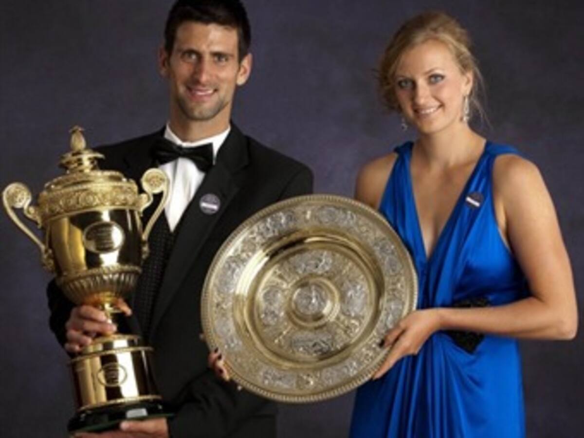 Djokovic y Kvitova elegidos los mejores tenistas del 2011