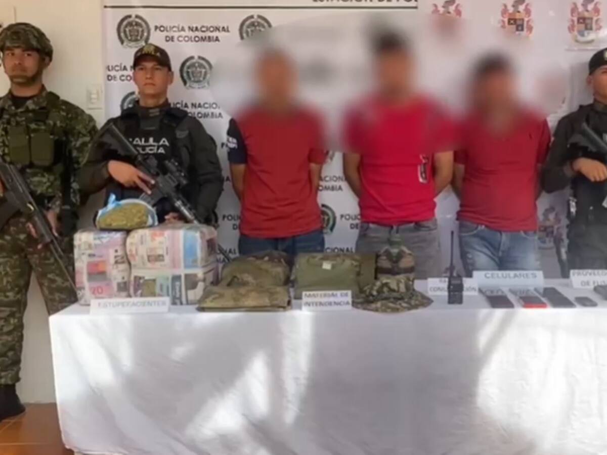 Desarticularon en el Tolima a las redes de apoyo del Frente 57 ´Yair Bermúdez´ de las disidencias