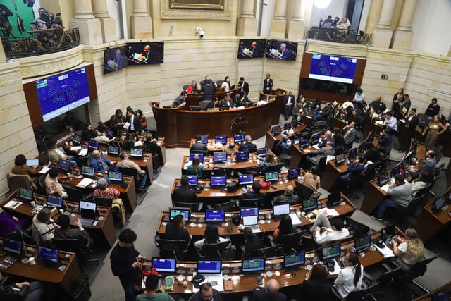 Plenaria del Senado Colombia. Foto: (Colprensa - Lina Gasca)