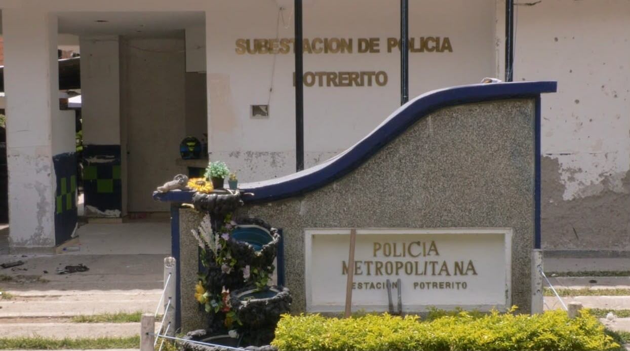 Imagen de Archivo, subestación de Policía de Potrerito, zona rural de Jamundí, Valle del Cauca