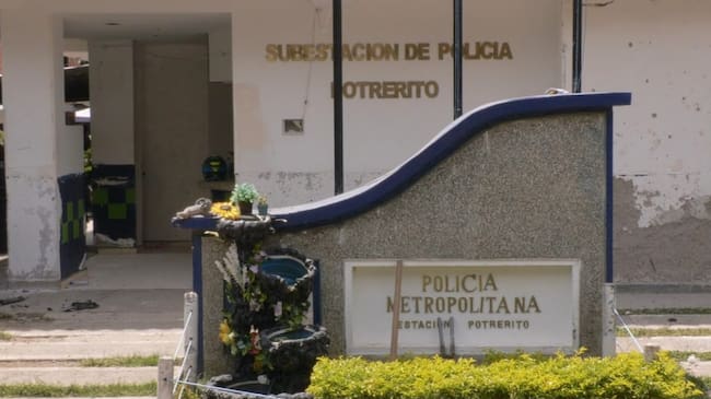Imagen de Archivo, subestación de Policía de Potrerito, zona rural de Jamundí, Valle del Cauca