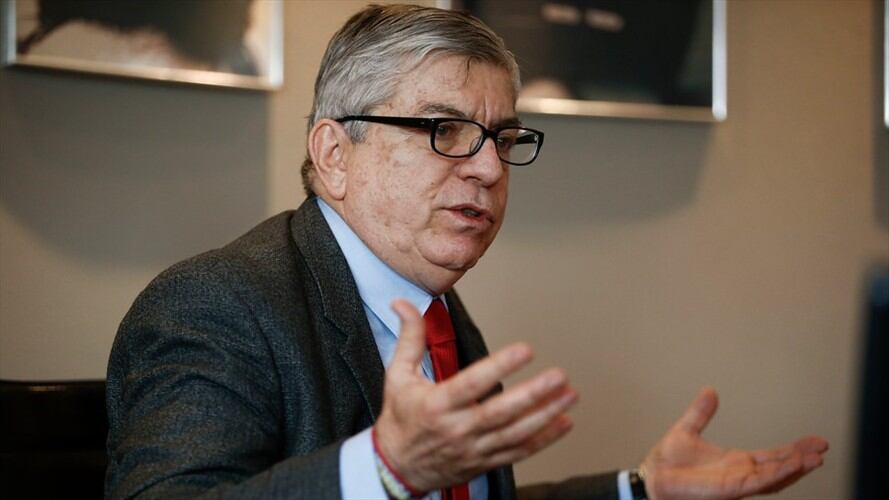 César Gaviria, ex presidente de la República y director de la campaña por el "Sí" en el plebiscito. Foto: Colprensa - Juan Páez