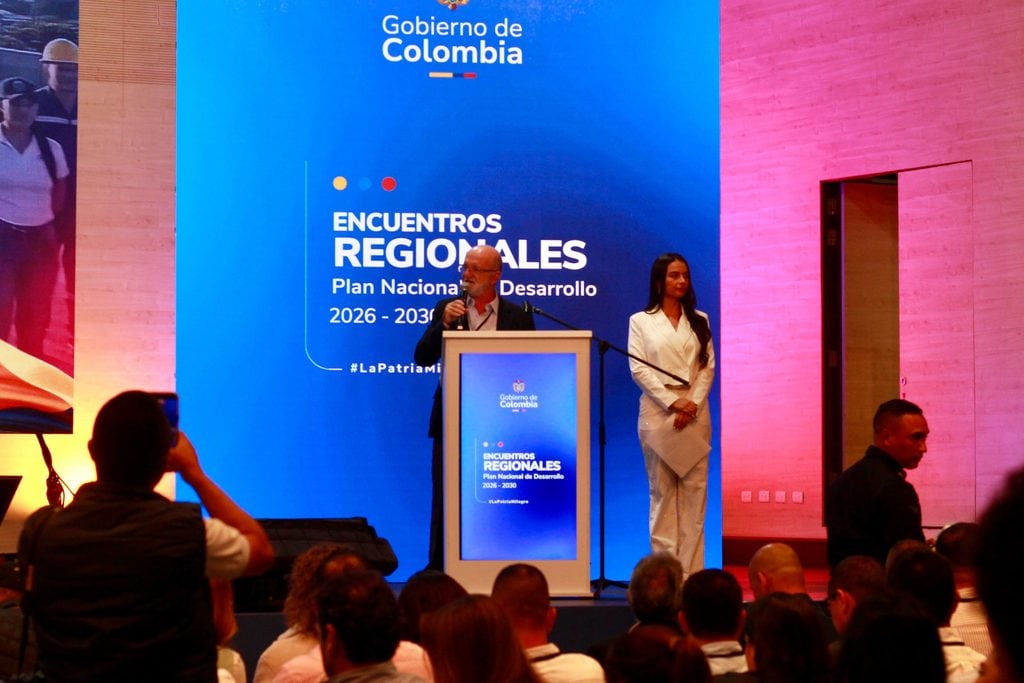 Henry Gutiérrez, gobernador de Caldas, en el Primer Encuentro Regional del Eje Cafetero para la construcción del Plan Nacional de Desarrollo 2026-2030. Foto: es.caldas.com