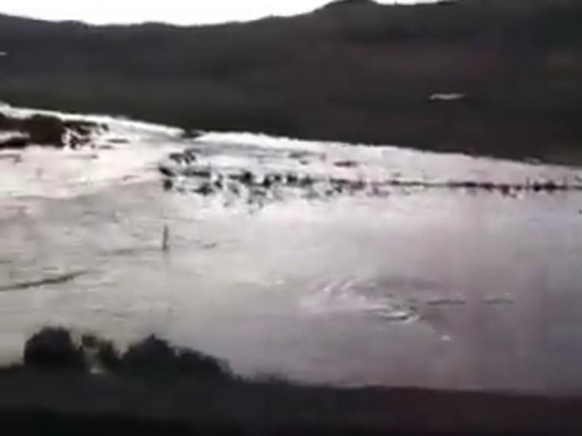 Lluvias y granizada provoca pérdida de cultivos por inundaciones en Santander