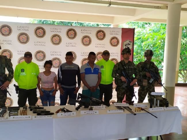 El ejército captura a integrantes de un grupo criminal en el Cauca