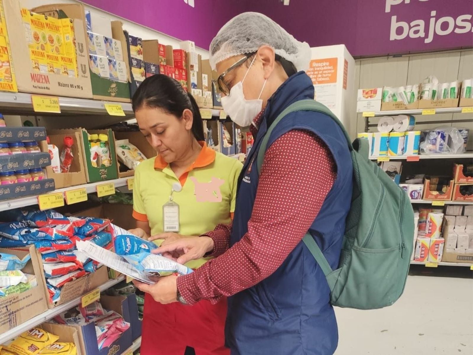 Leche falsificada en Dosquebradas (foto: Alcaldía de Dosquebradas)