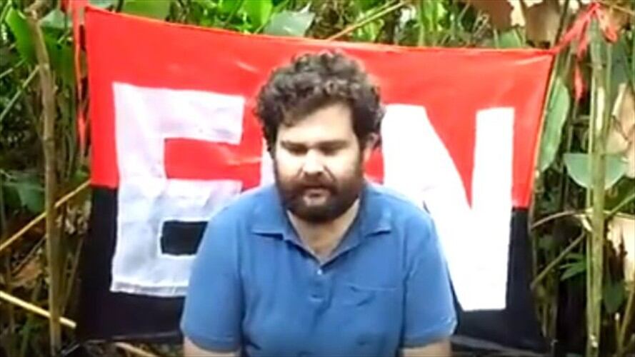 Publican prueba de supervivencia de secuestrado por el ELN: Leonardo Ataya. Foto: