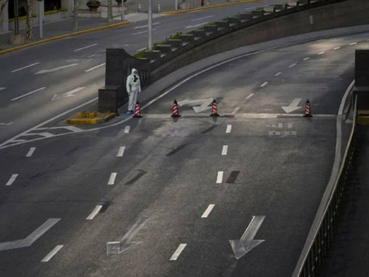 Desolada y vacía: Así luce Shanghái tras volver a confinamiento por COVID