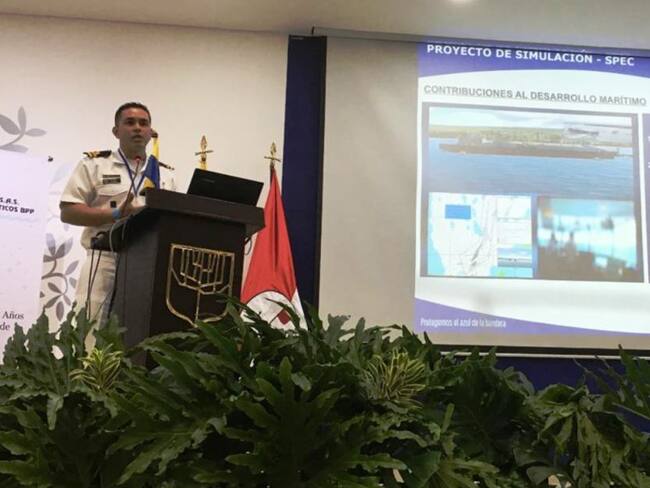 Escuela Naval de Cartagena realiza muestra sobre capacidades de simulación