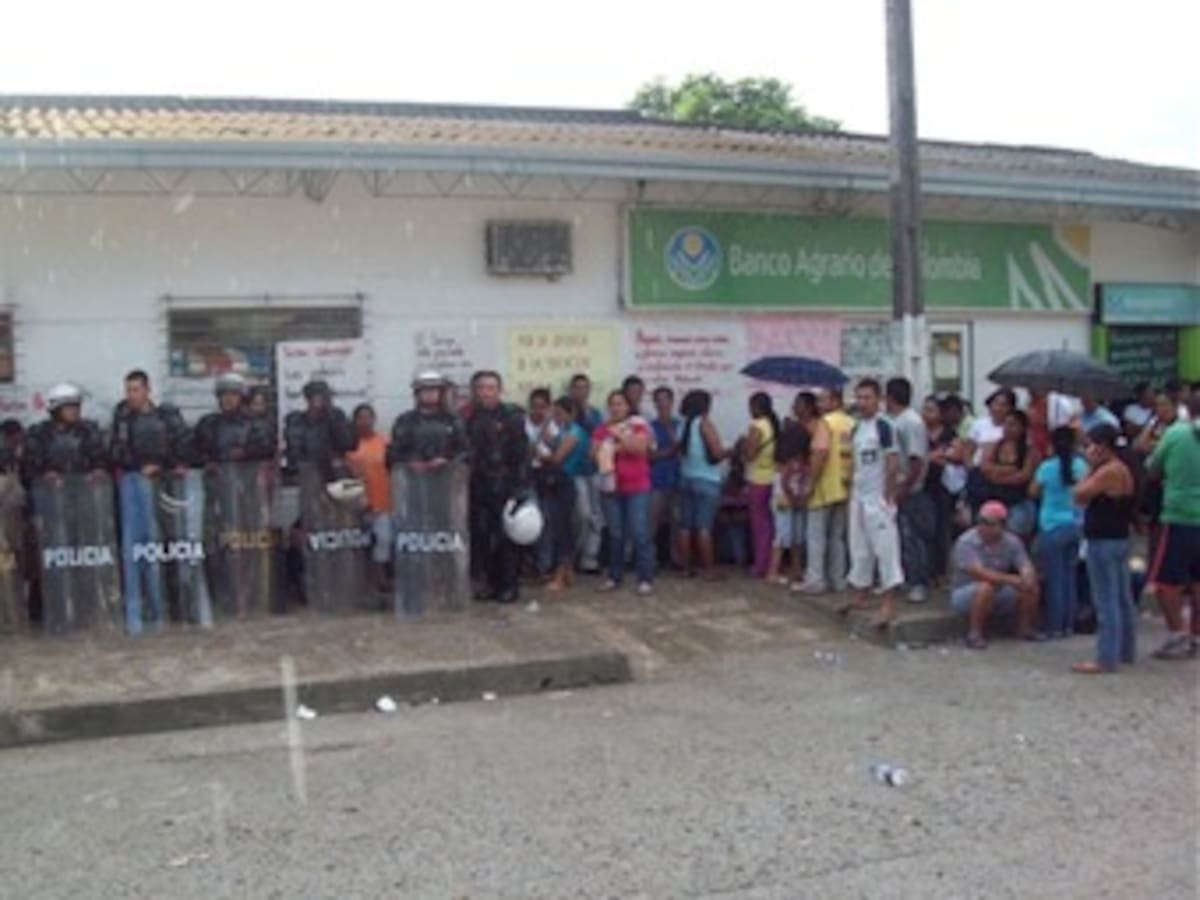 Panfleto amenaza a funcionarios corruptos del Banco Agrario, en Putumayo