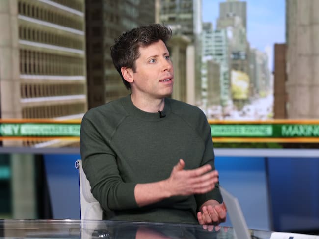 NEW YORK, NEW YORK - DECEMBER 04: OpenAI CEO Sam Altman visits "Making Money With Charles Payne" at Fox Business Network Studios on December 04, 2024 in New York City. (Photo by Mike Coppola/Getty Images)