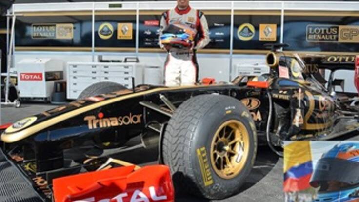 Óscar Andrés Tunjo fue presentado como nuevo piloto de Lotus F1 Team