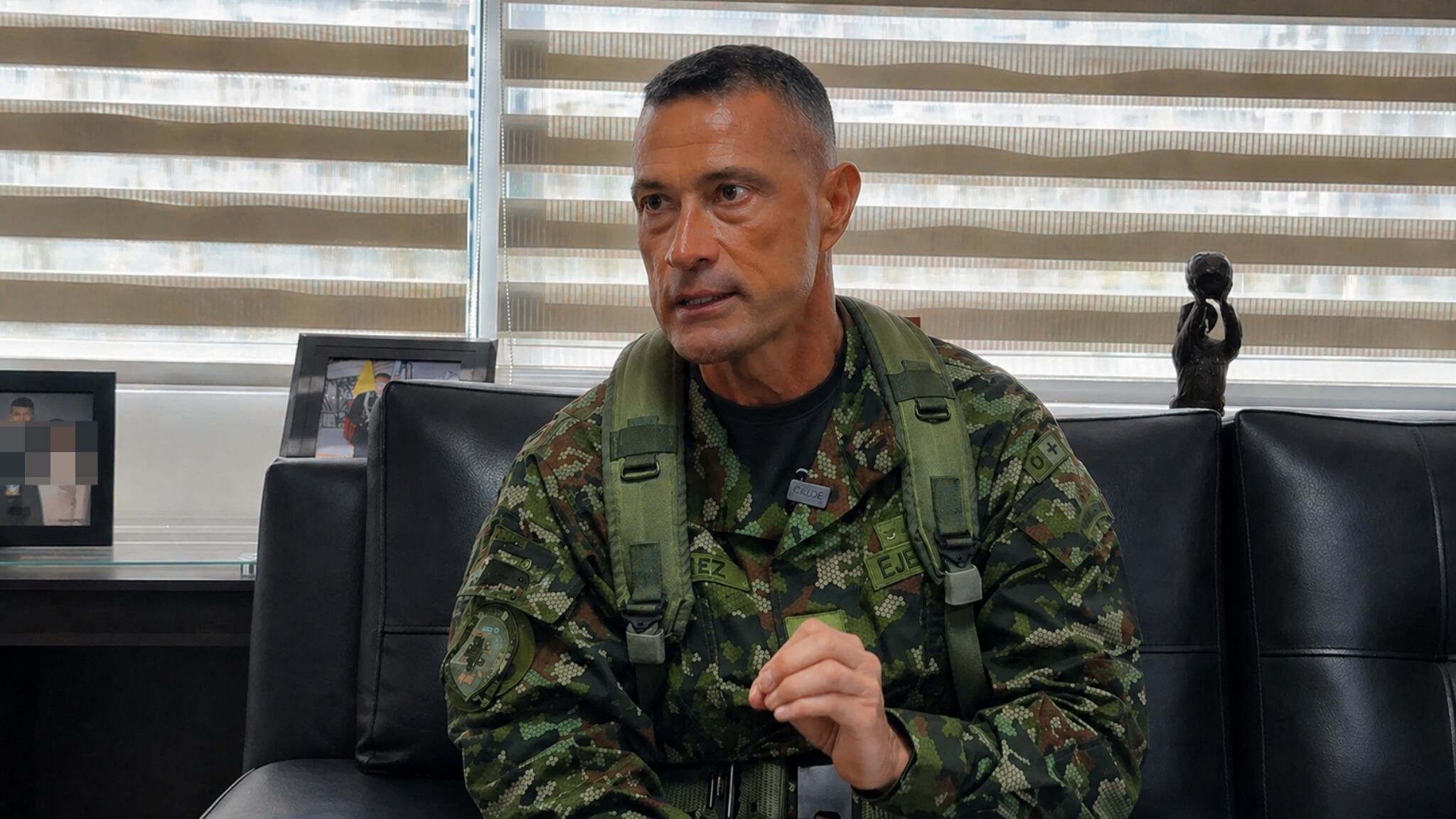 Comandante del Ejército, general Royer Gómez 